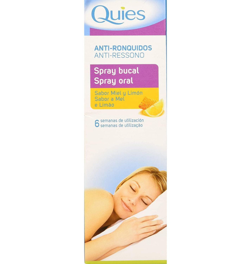 Quies Spray Bucal Antirronquidos (miel y Limon 70 ml) - Laboratorio Deiters