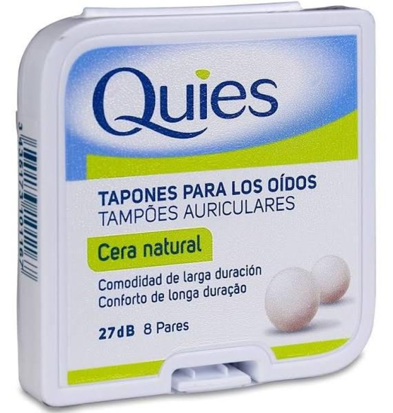 Tapones Oidos Cera - Quies (natural 16 Unidades) - Laboratorio Deiters