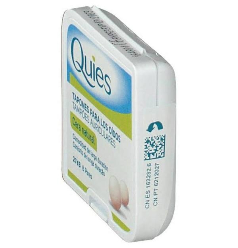 Tapones Oidos Cera - Quies (natural 16 Unidades) - Laboratorio Deiters