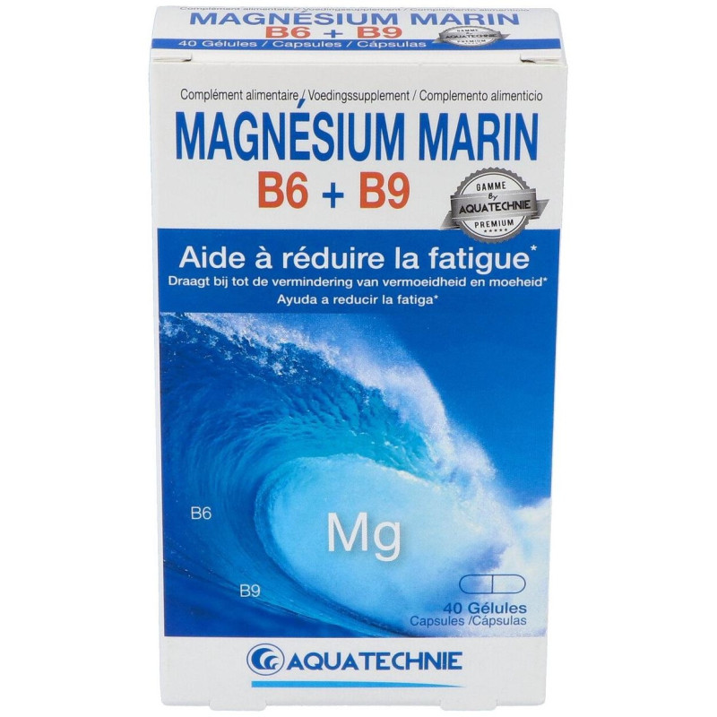 Magnesio Marino+B6+B9 40Cap. Biotechnie 2