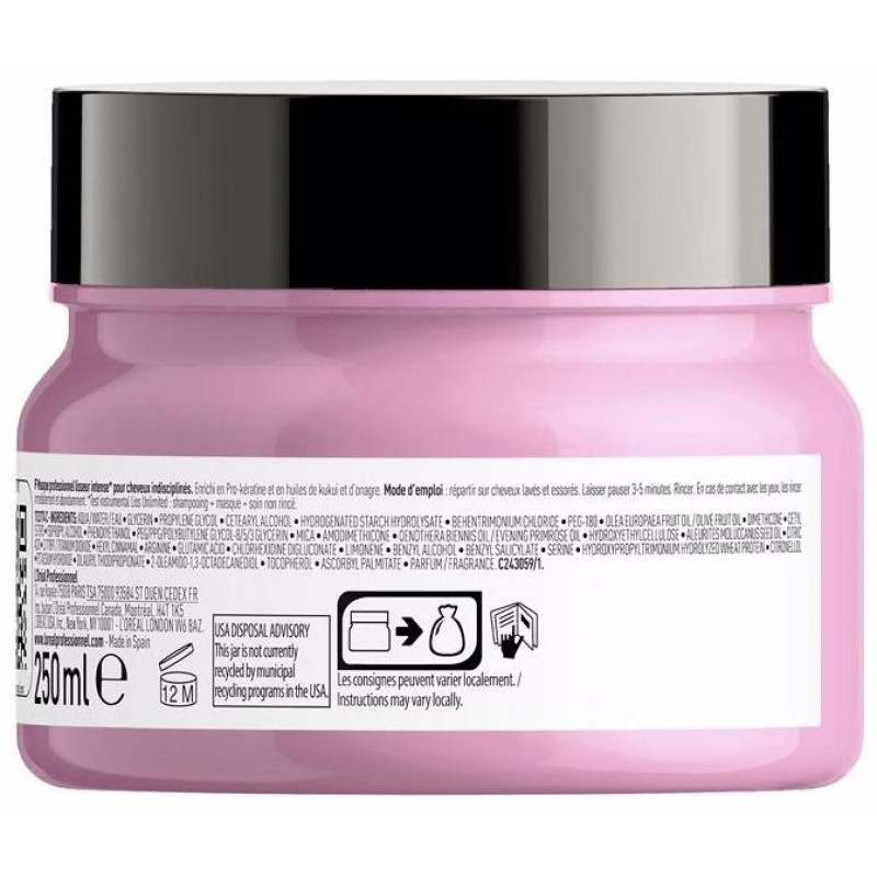 L'oreal Expert Liss Unlimited Mascarilla 250ml - L'oral