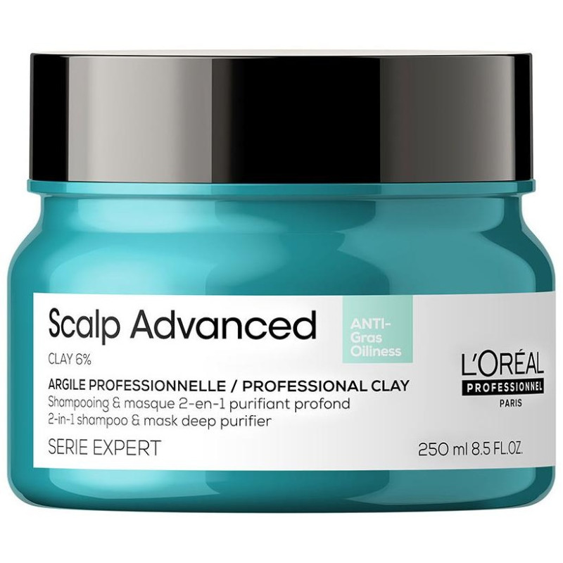 L'oréal Scalp Advanced Anti - Oiliness 2in1 Deep Purifier Clay 250ml - L'oral