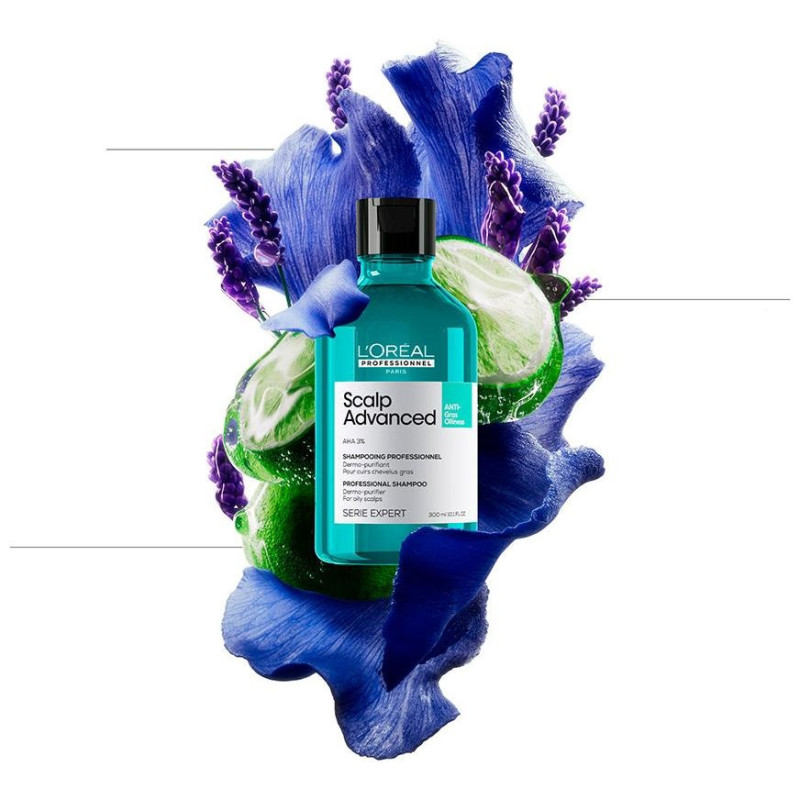L'oréal Scalp Advanced Anti - Oiliness Dermo - Purifier Shampoo 300ml - L'oral
