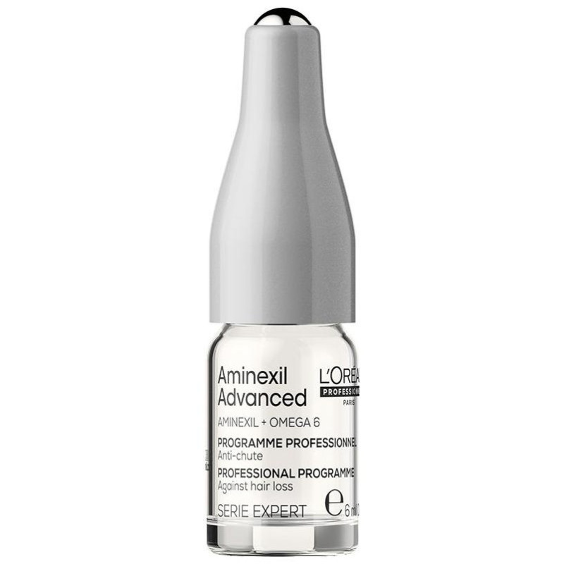 Aminexil Advanced Ampollas Enriquecidas con Activos Dermatológicos para Cabello 10 X 6 ml - L'oral Professionnel Paris