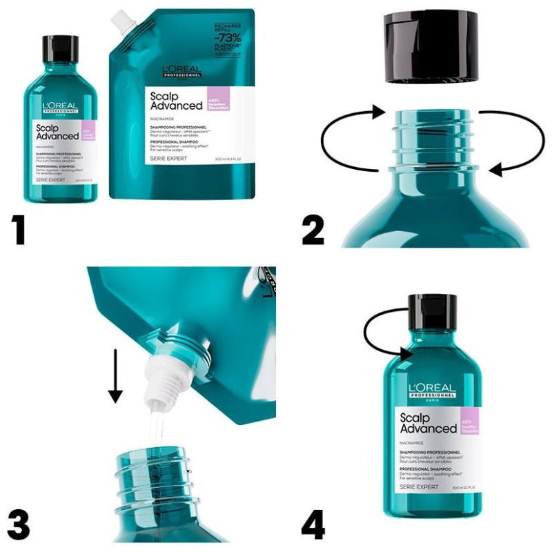 Scalp Advanced Champú Recarga 500 ml - Loral Professionnel Paris