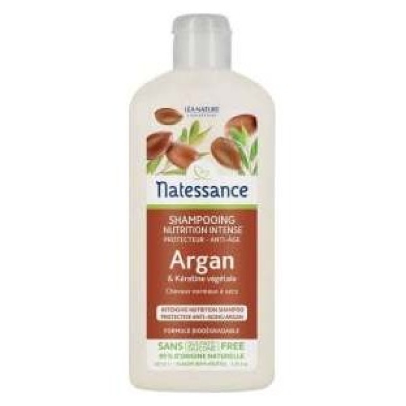 Natessance Capillaires Shampooing Nutrition Argan Kratine 250Ml