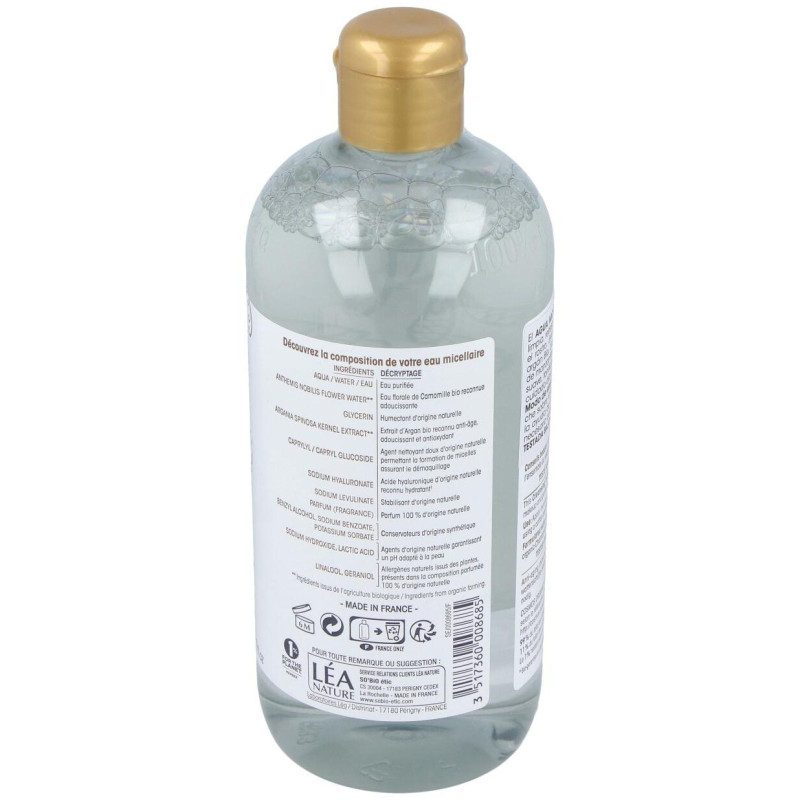 Agua Micelar Antiedad Hialurónico Argán Bio 500ml - So Bio Etic
