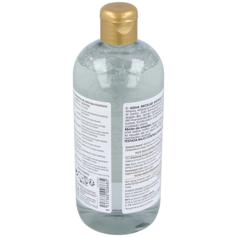 Agua Micelar Antiedad Hialurónico Argán Bio 500ml - So Bio Etic