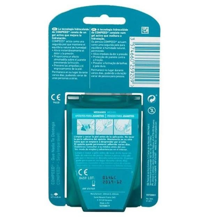 Compeed Juanetes - Hidrocoloide (5 U) - Hra Pharma
