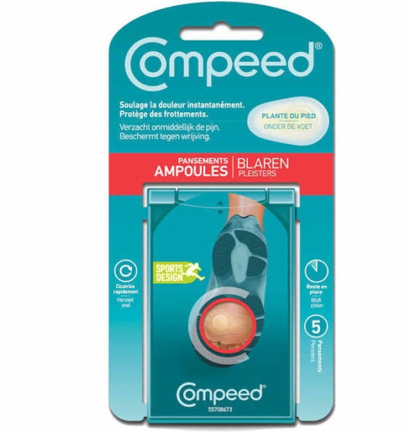 Compeed Sport Ampollas Planta del Pie (5 U) - Hra Pharma