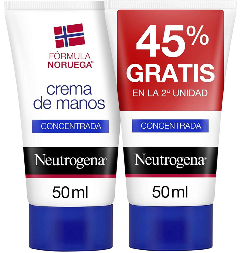Neutrogena Crema de Manos Concentrada (2 Envases 50 ml) - Johnson&johnson
