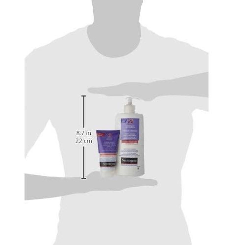 Pack Elasticidad Intensa: Neutrogena Visibly - Renew Locion Corporal + Crema De Manos Spf 15 (1 Envase 400 Ml + 1 Envase 75 Ml Pac