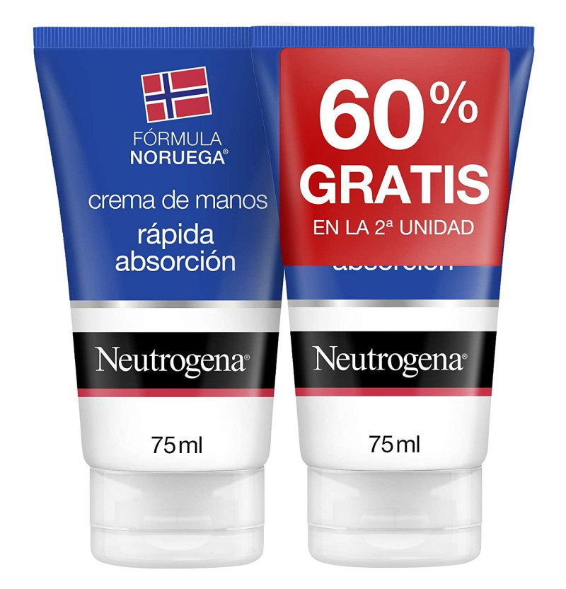 Neutrogena Crema de Manos Rapida Absorcion (2 Unidades 75 ml) - Johnson&johnson