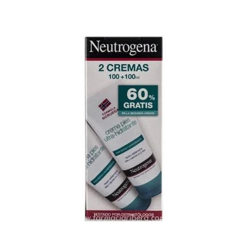 Neutrogena Pies Crema Ultrahidratante (2 Envases 100 ml) - Johnson&johnson