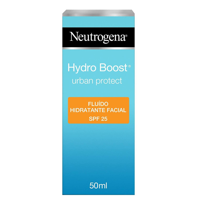 Neutrogena Hydro Boost Urban Protect Spf 25 - Fluido Hidratante Facial (1 Envase 50 ml) - Johnson&johnson