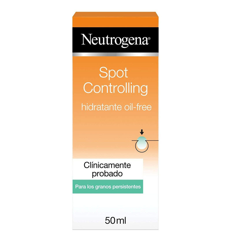 Neutrogena Spot Controlling - Hidratante Oil Free con Ácido Salicilico Purificante 50 ml (1 Envase 50 ml) - Johnson&johnson