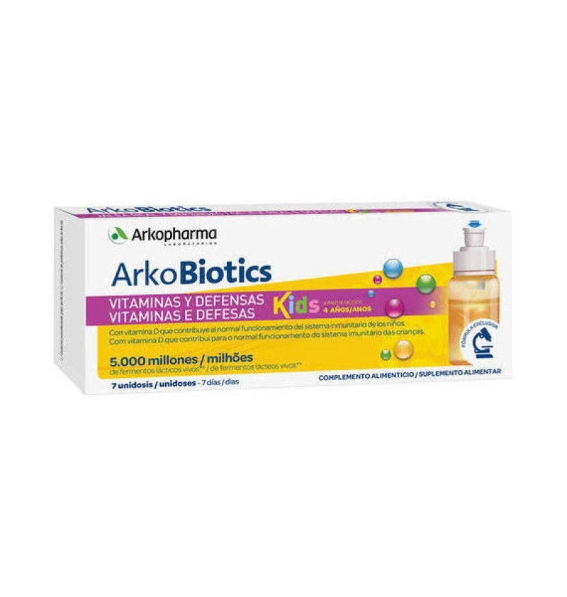 Arkobiotics Vitaminas y Defensas Niños (7 Unidosis) - Arkopharma