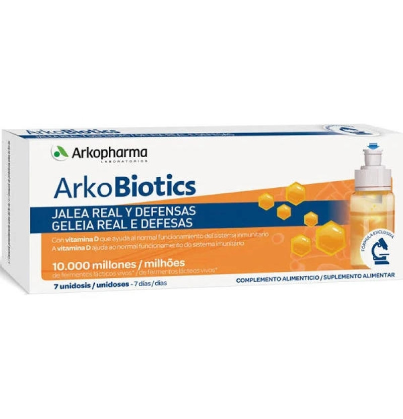 Arkobiotics Jalea Real y Defensas Adultos (7 Unidosis) - Arkopharma