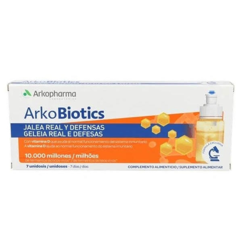 Arkobiotics Jalea Real y Defensas Adultos (7 Unidosis) - Arkopharma