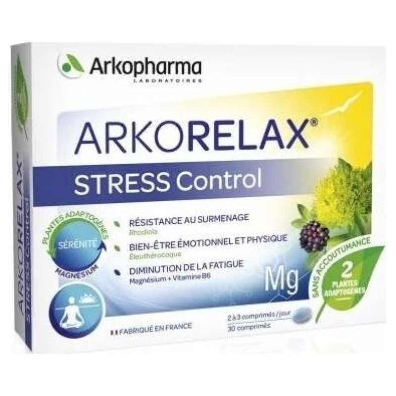 Arkopharma Arkorelax Estrés Control 30comp - Sin Marca