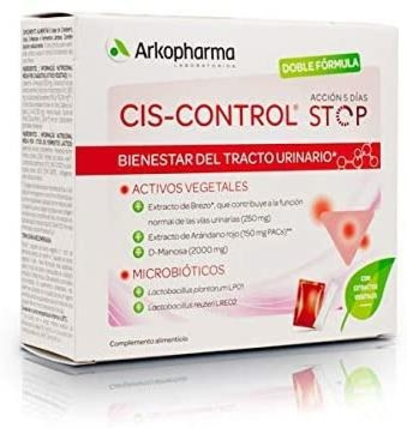 Cis Control Stop (10 Sobres 4 g + 5 Sticks 1,5 g) - Arkopharma