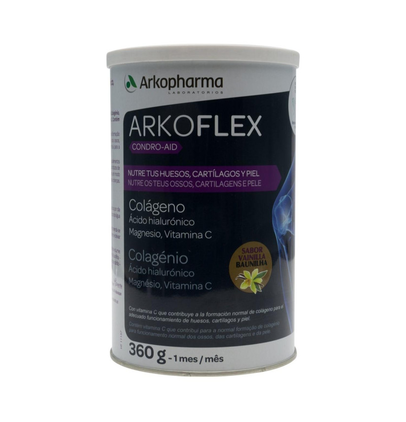 Arkoflex Condro - Aid Colageno (1 Envase 360 g Sabor Vainilla) - Arkopharma