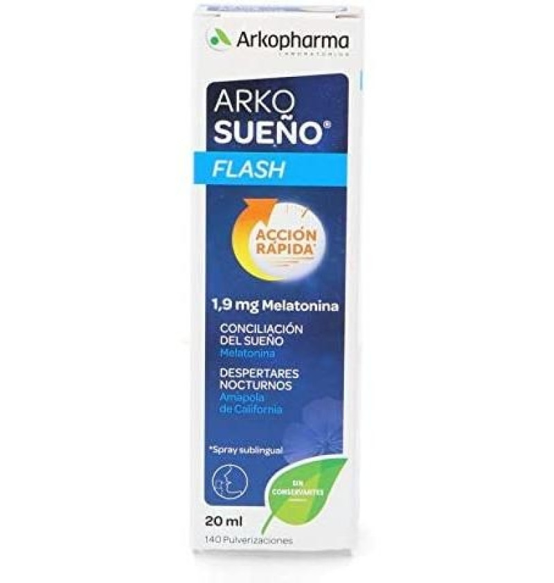 Arko Sueño Flash (1 Spray Sublingual 20 ml) - Arkopharma