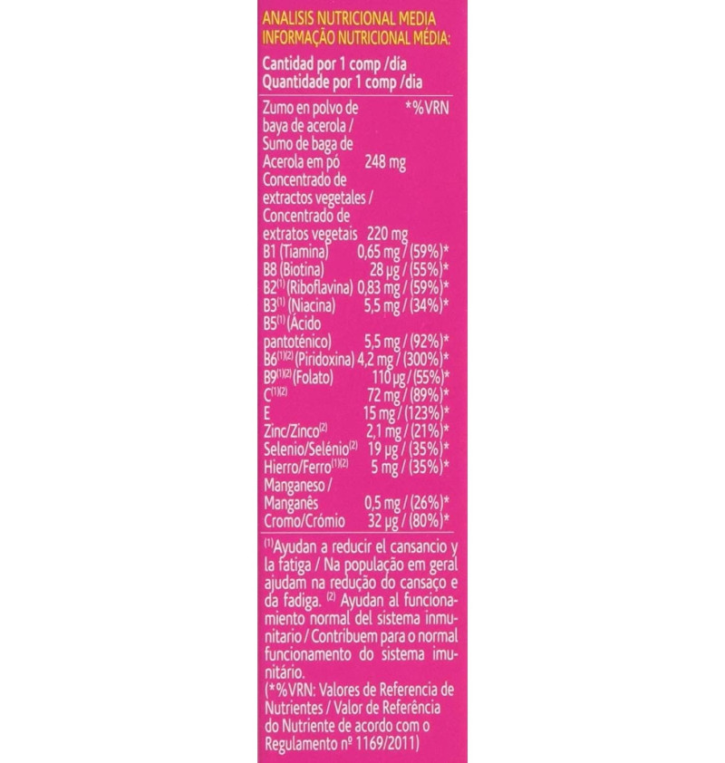 Arkovital Pura Energia Multivitaminico (30 Comprimidos) - Arkopharma