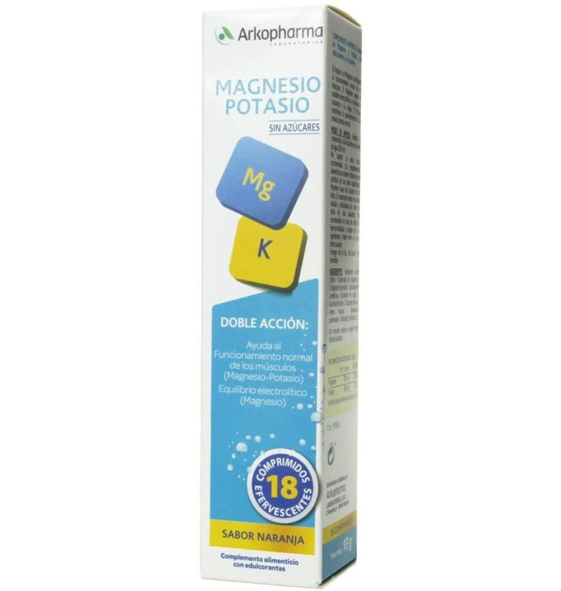 Arkovital Magnesio Potasio (18 Comprimidos Efervescentes) - Arkopharma