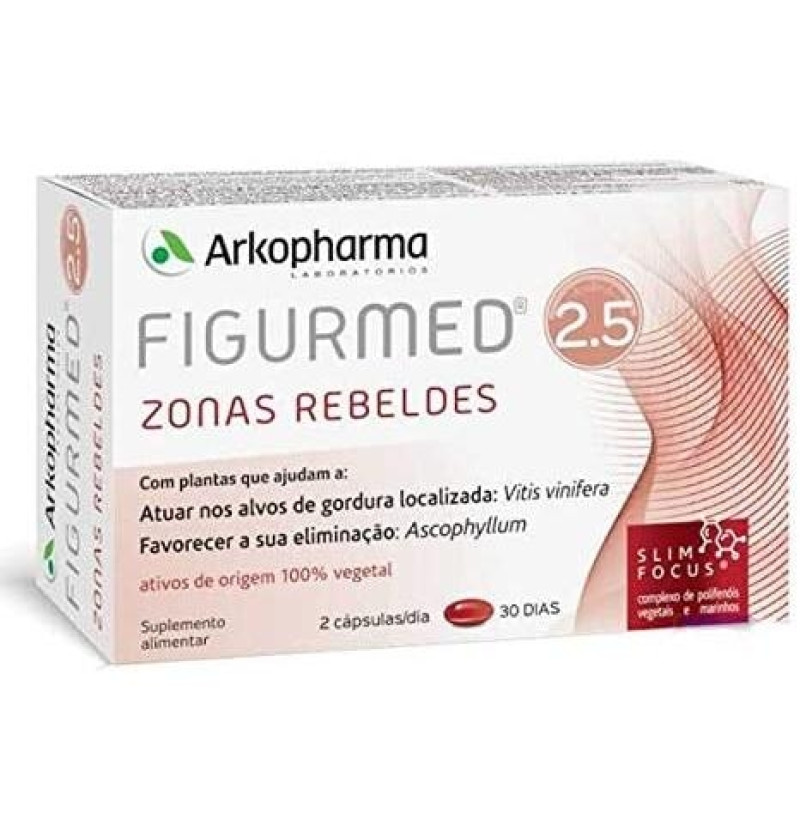 Figurmed 2,5 Zonas Rebeldes (60 Cápsulas) - Arkopharma