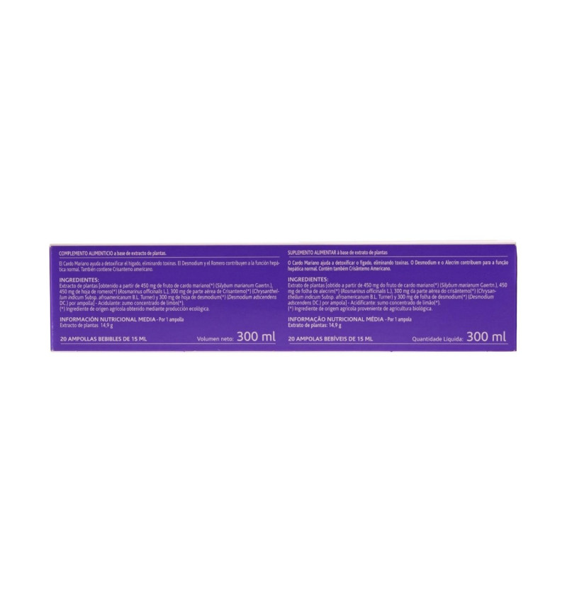 Cardo Mariano Detox Arkopharma (20 Ampollas 15 Ml)