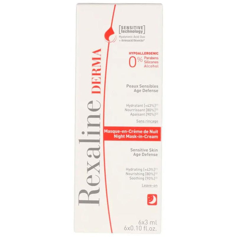 Derma Night Mask - In - Cream 6x3ml - Rexaline