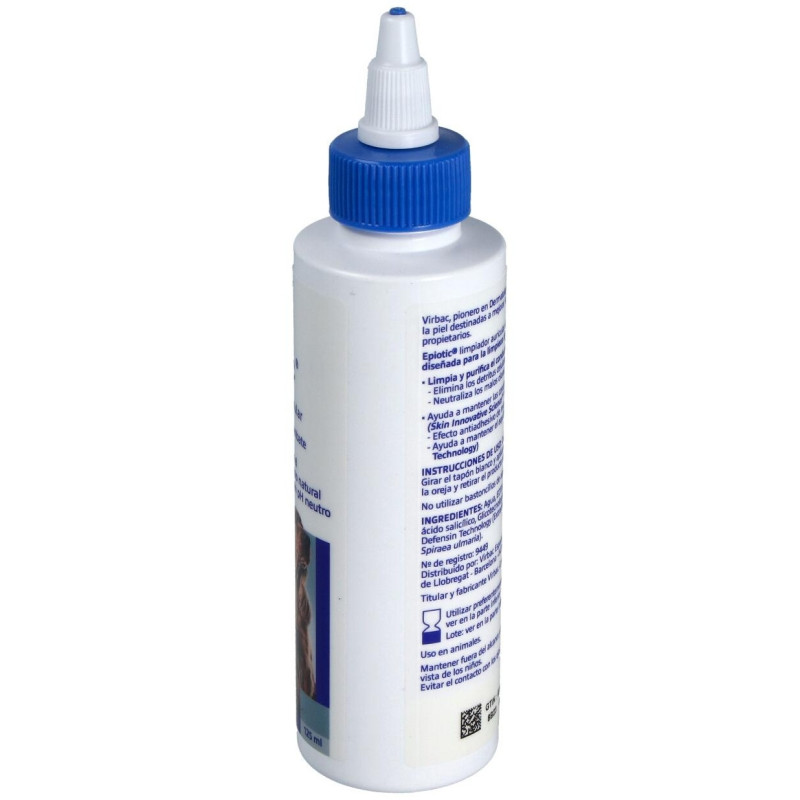 Virbac Epiotic Limpiador Auricular 125Ml