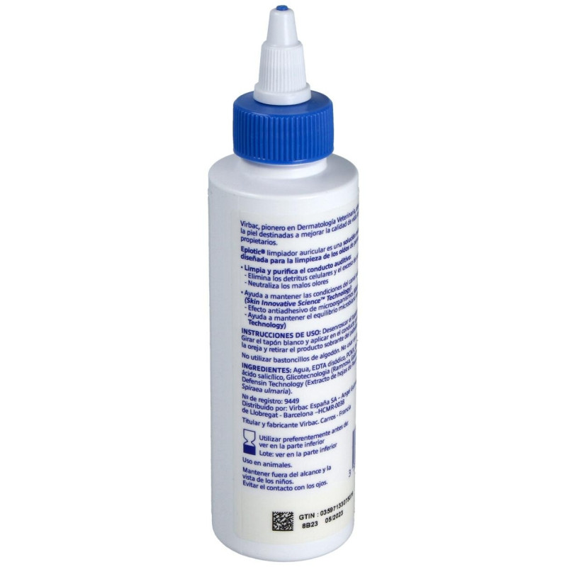 Virbac Epiotic Limpiador Auricular 125Ml