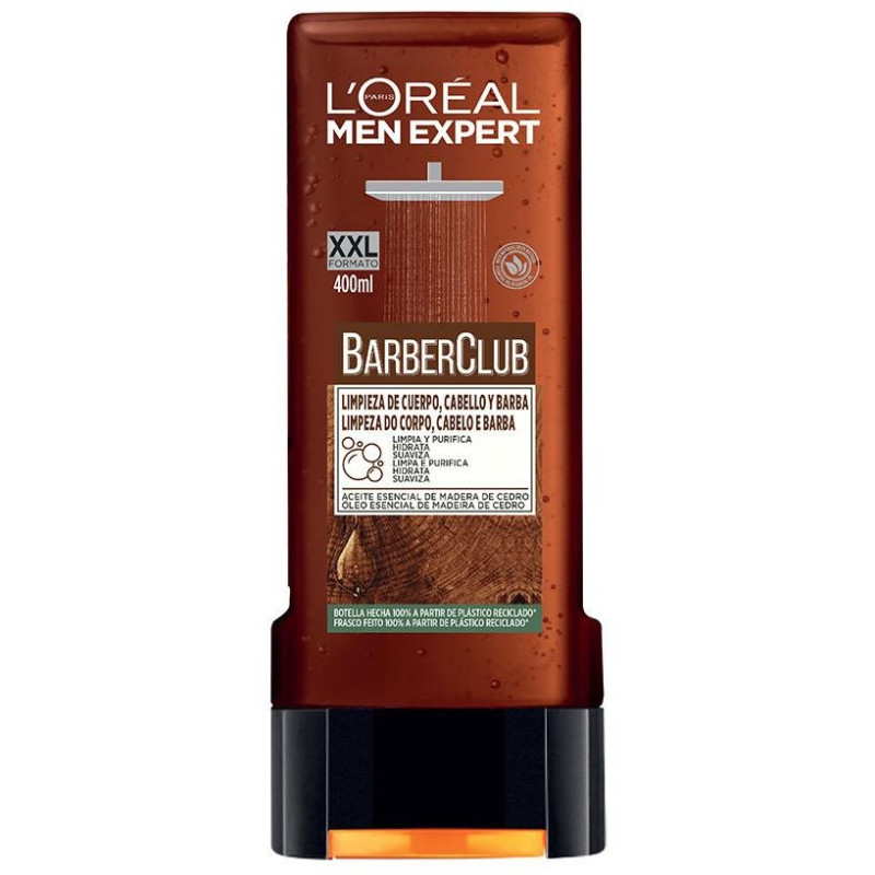 Men Expert Barber Club Gel Ducha Aceite Esencial 400 Ml