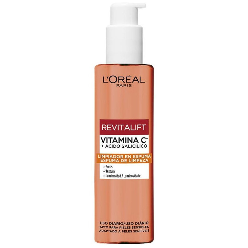 Revitalift Vitamina C + Ácido Salicíco Limpiador En Espuma 150 Ml