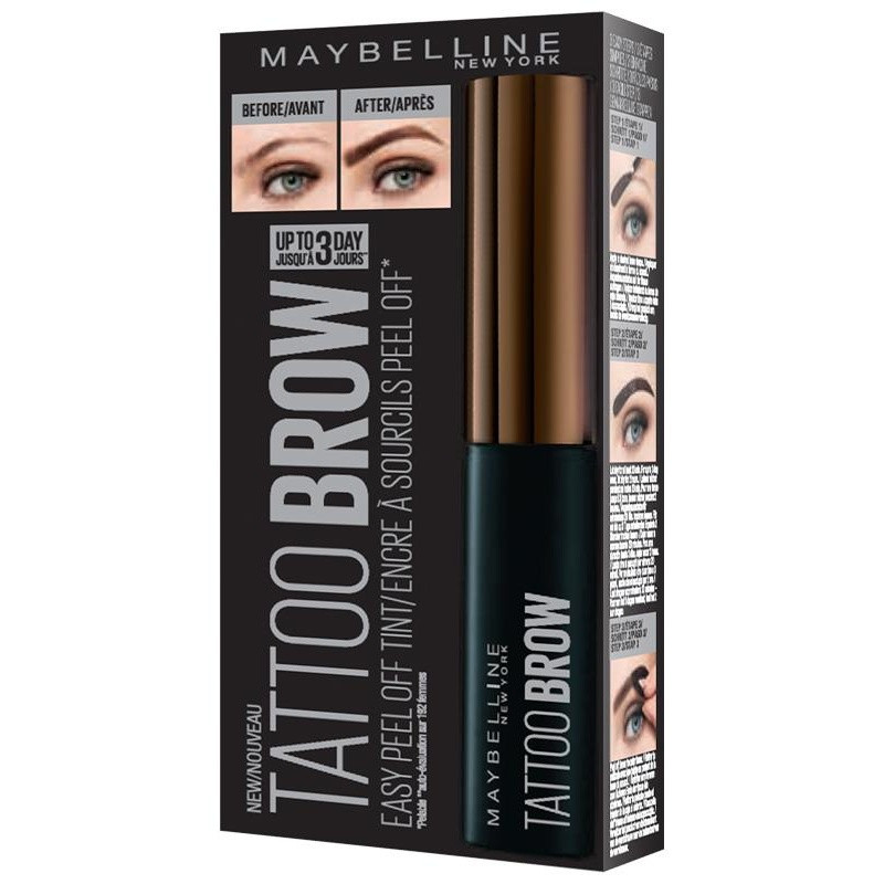 Tattoo Brow Easy Peel Off Tint 1 - Light Brown - Maybelline