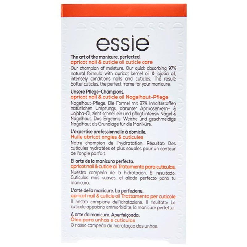 Apricot Nail y Cuticle Oil Conditions Nails y Hydrates Cuticles - Essie