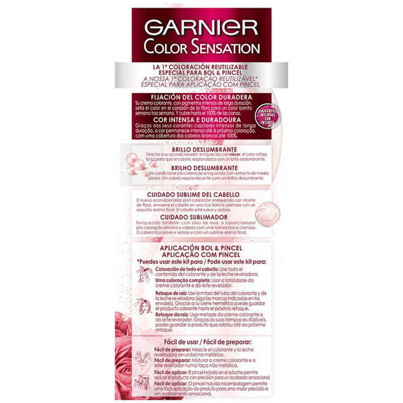 Color Sensation N°1 Ultra Negro 4uds - Garnier