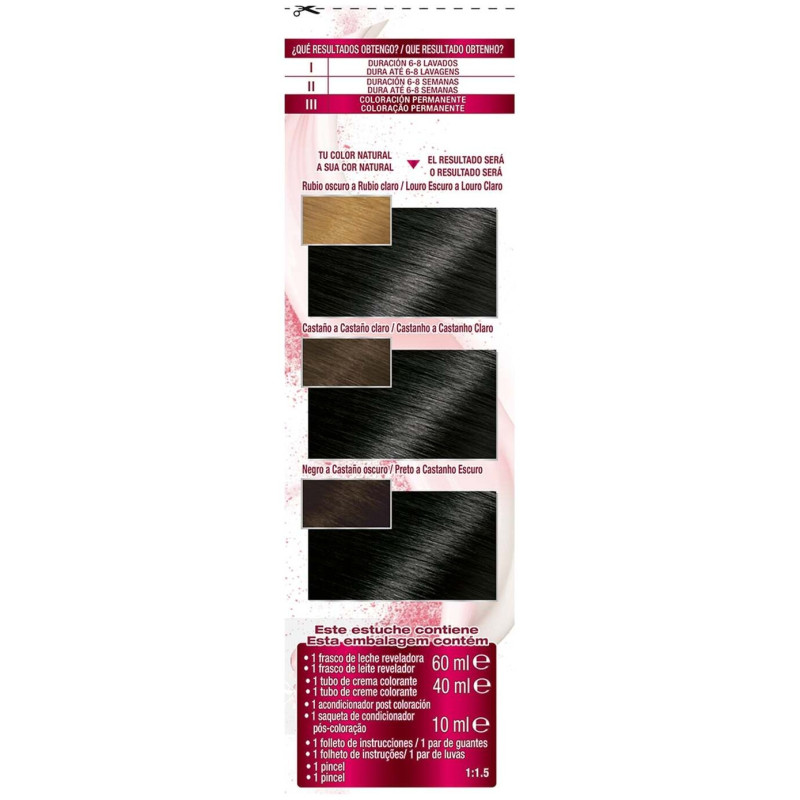 Color Sensation N°1 Ultra Negro 4uds - Garnier