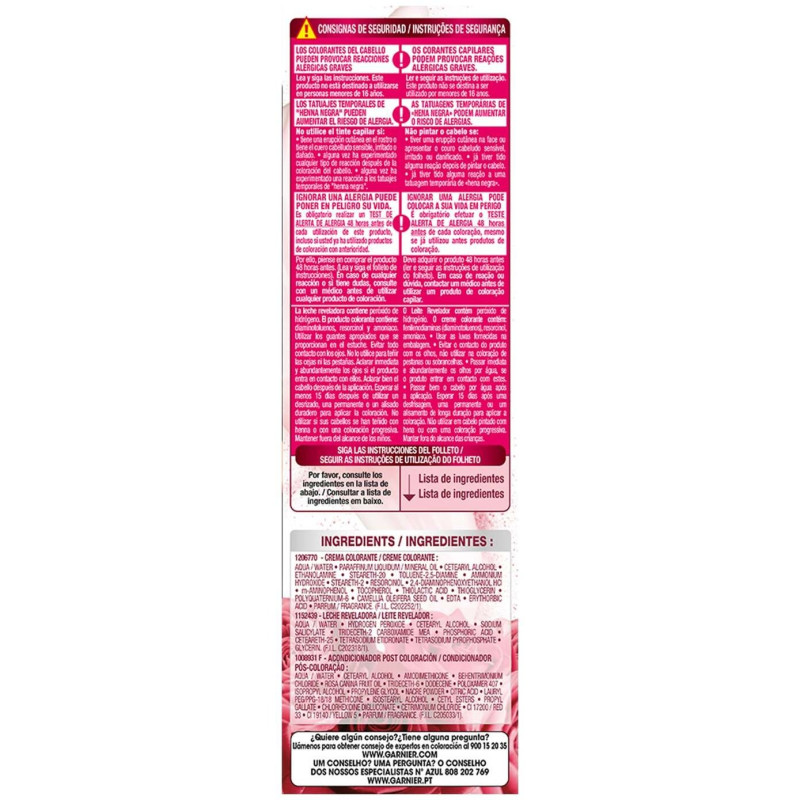 Color Sensation N°1 Ultra Negro 4uds - Garnier