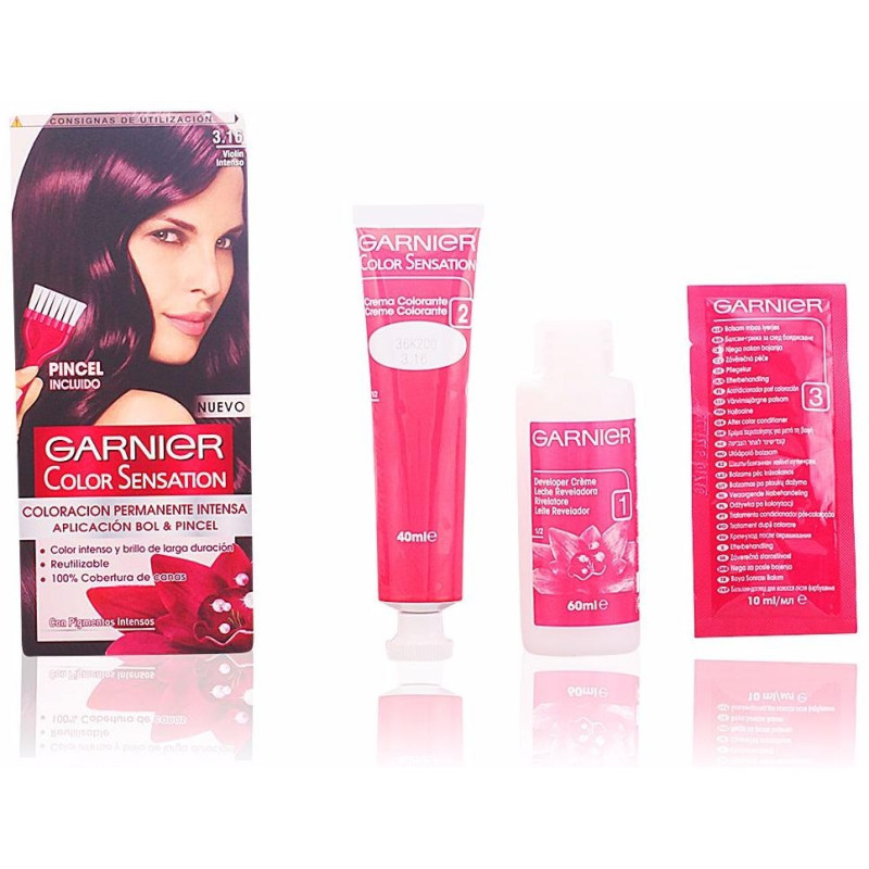 Color Sensation N°3.16 Violin Intenso 4uds - Garnier