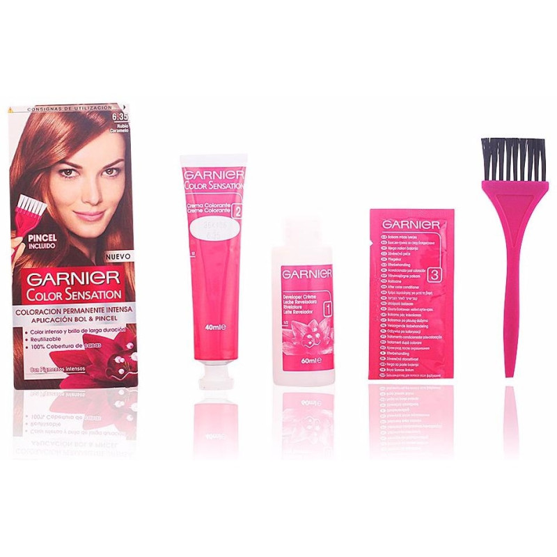Color Sensation N°6.35 Rubio Caramelo 4uds - Garnier