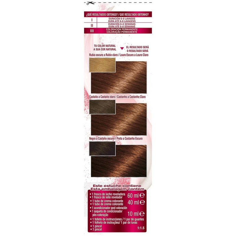 Color Sensation N°6.35 Rubio Caramelo 4uds - Garnier