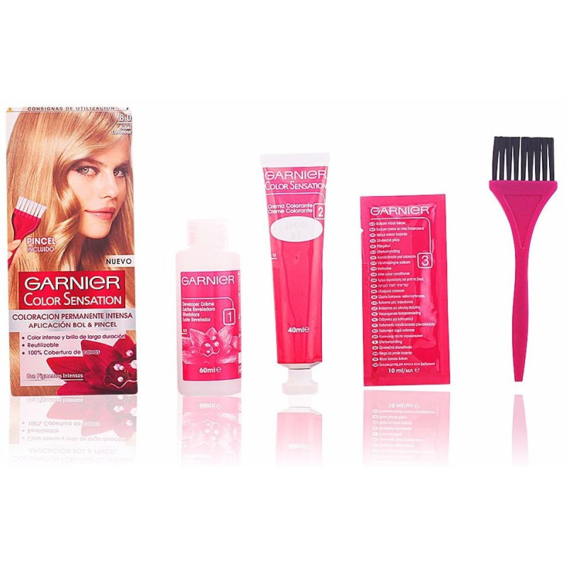 Color Sensation N°8 Rubio Luminoso 4uds - Garnier