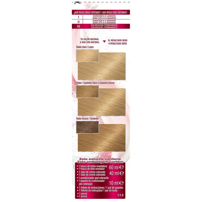 Color Sensation N°8 Rubio Luminoso 4uds - Garnier