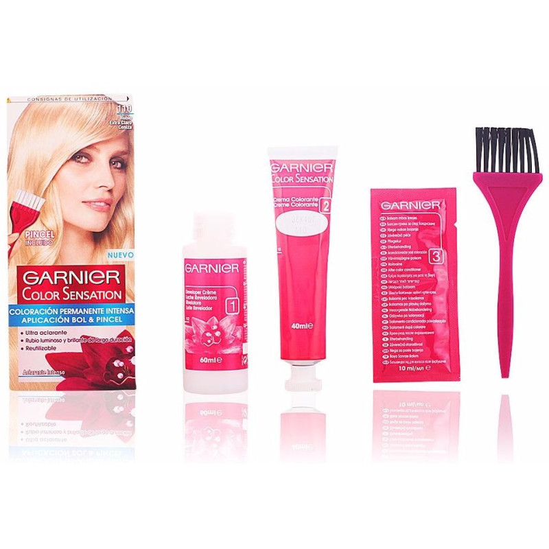 Garnier Color Sensation N°1.10 Rubio Extra Claro 4Uds
