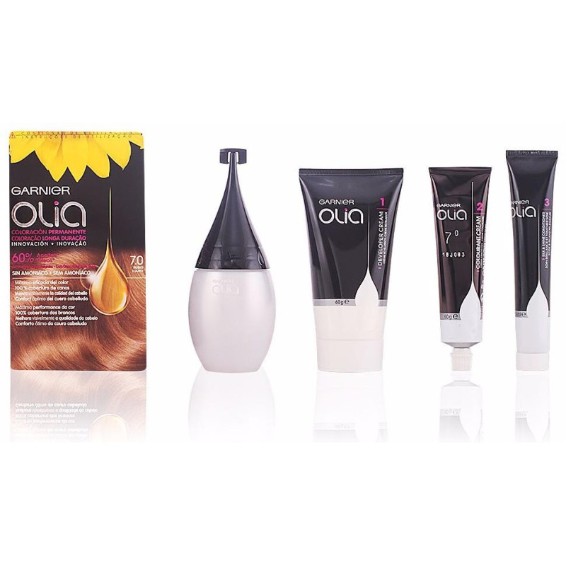 Olia Coloración Permanente 7,0 Rubio Lote - Garnier