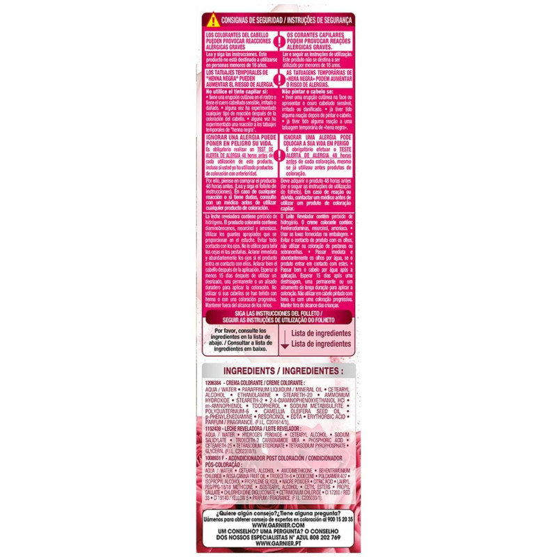 Color Sensation N°7.0 Rubio 4uds - Garnier