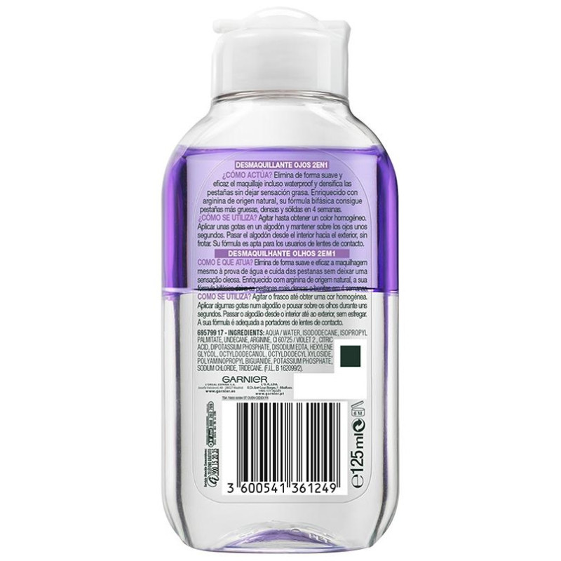 Essencials Desmaquillador Ojos 2en1 125 ml - Garnier